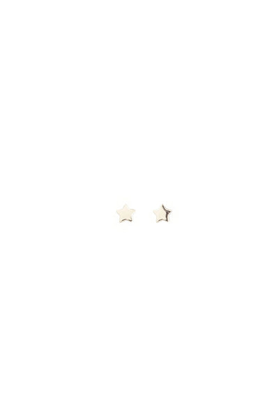 Silver Tiny Star Stud Earrings