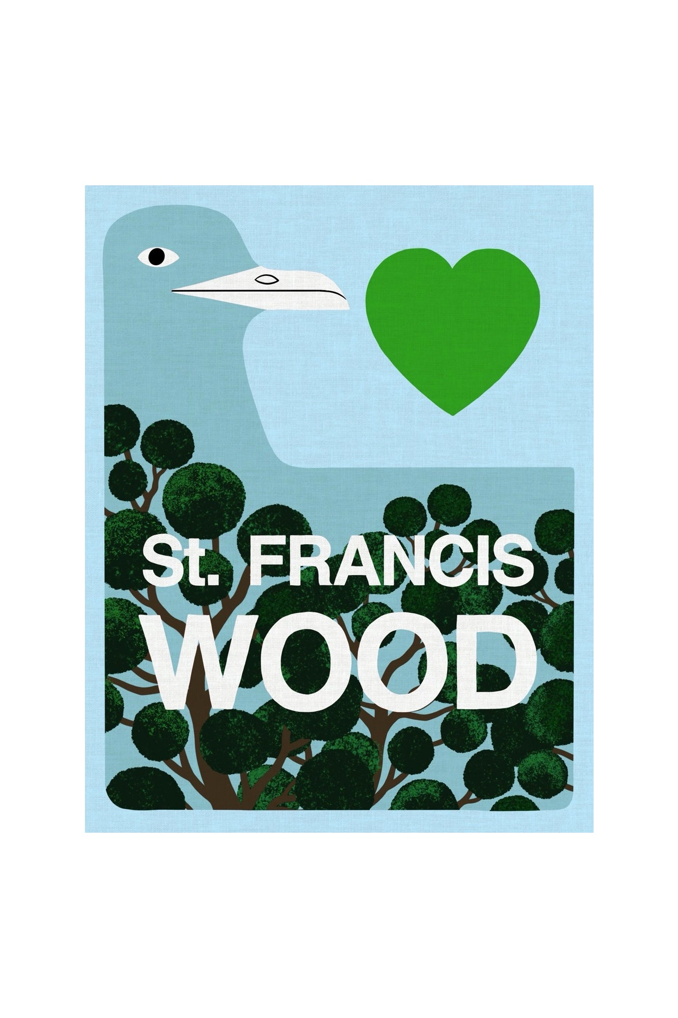 St. Francis Wood 8 x 10 Print
