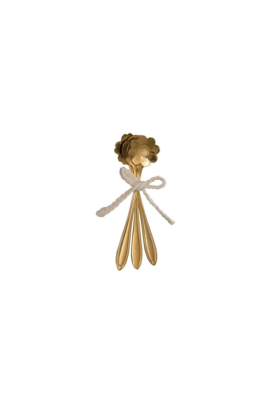 Stainless Steel Flower Shaped Spoons