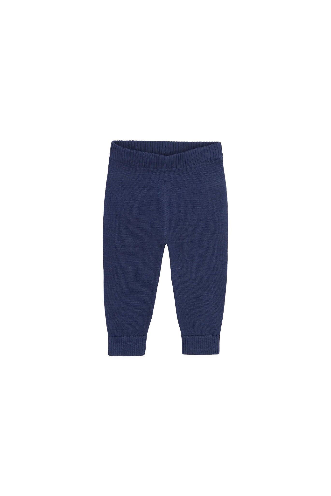 Sweater Knit Baby Pants Navy