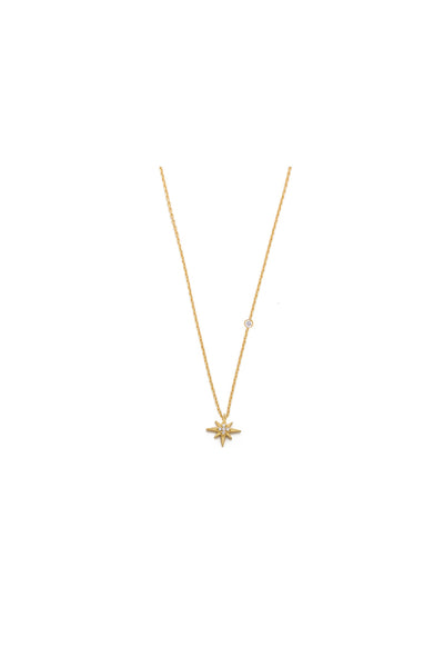 Simple Chain Starburst Necklace