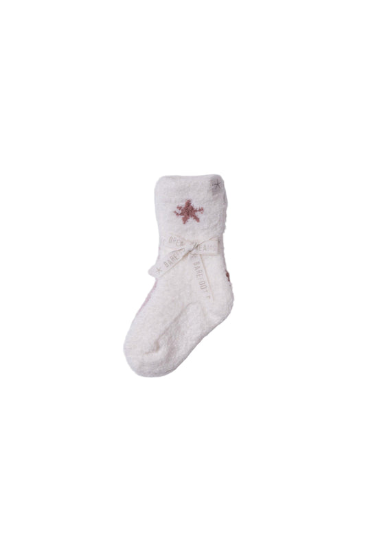 Toddler Color Block Sock Set Dusty Rose Multi