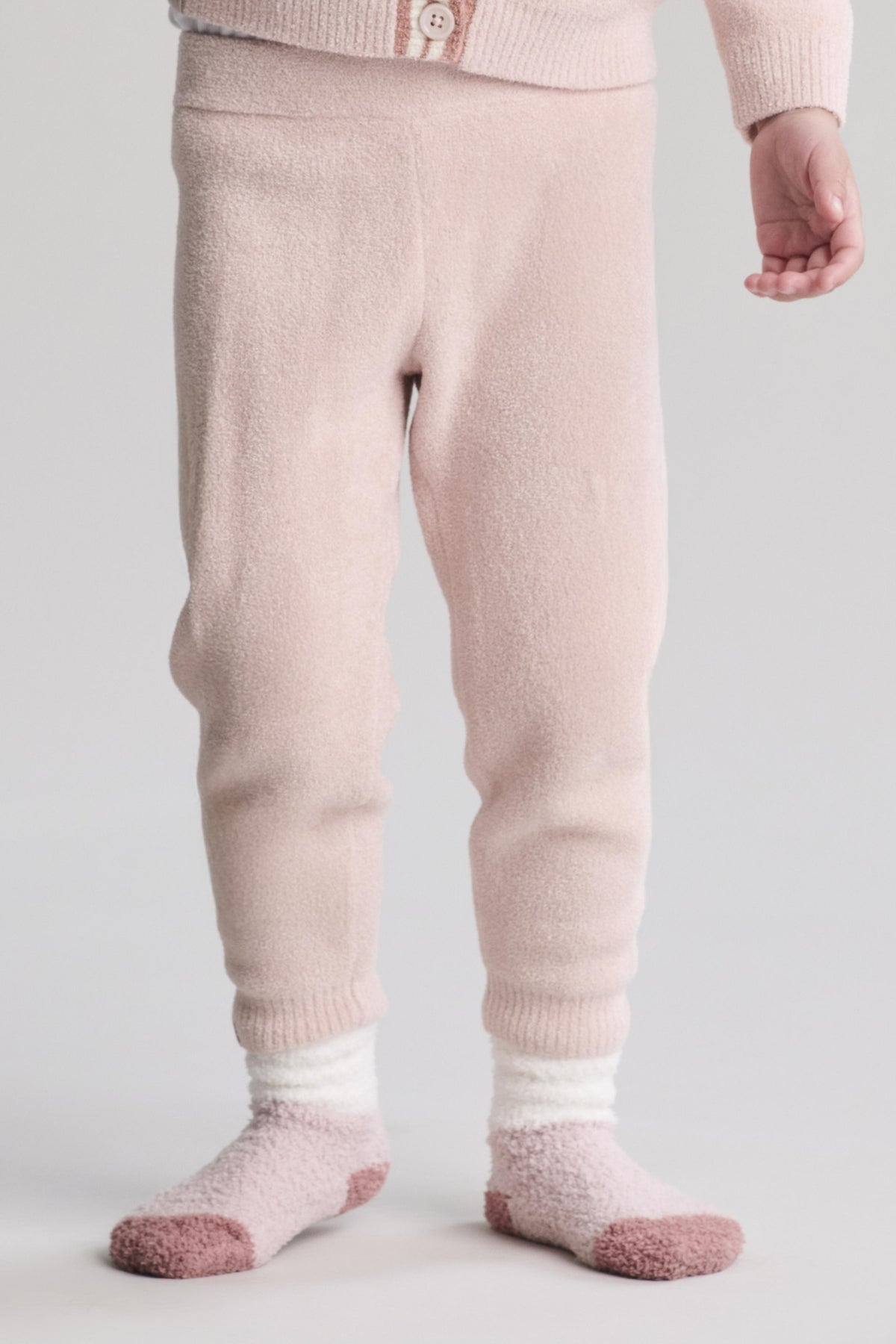 Toddler Color Block Sock Set Dusty Rose Multi