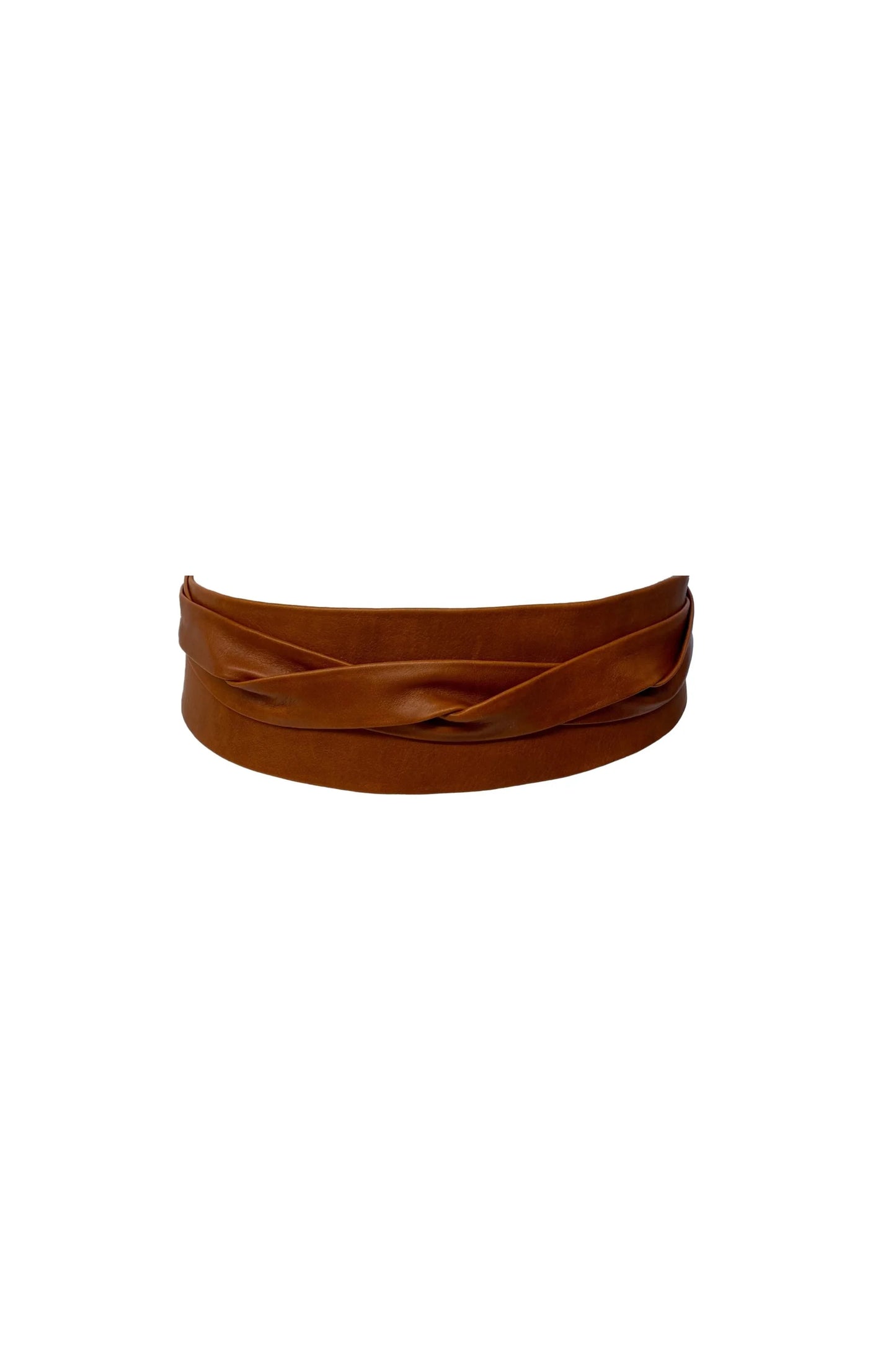 Wrap Leather Belt Whiskey
