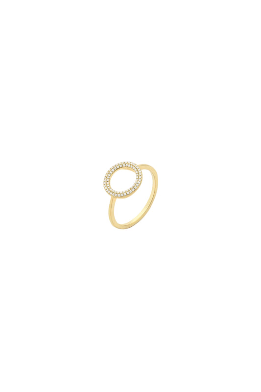 You Are My Everything Statement Ring Gold
