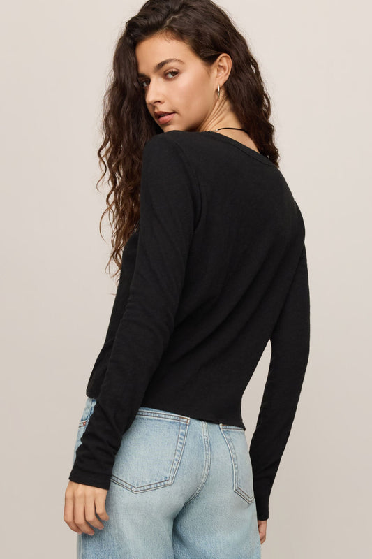 Junie Long Sleeve Tee Black