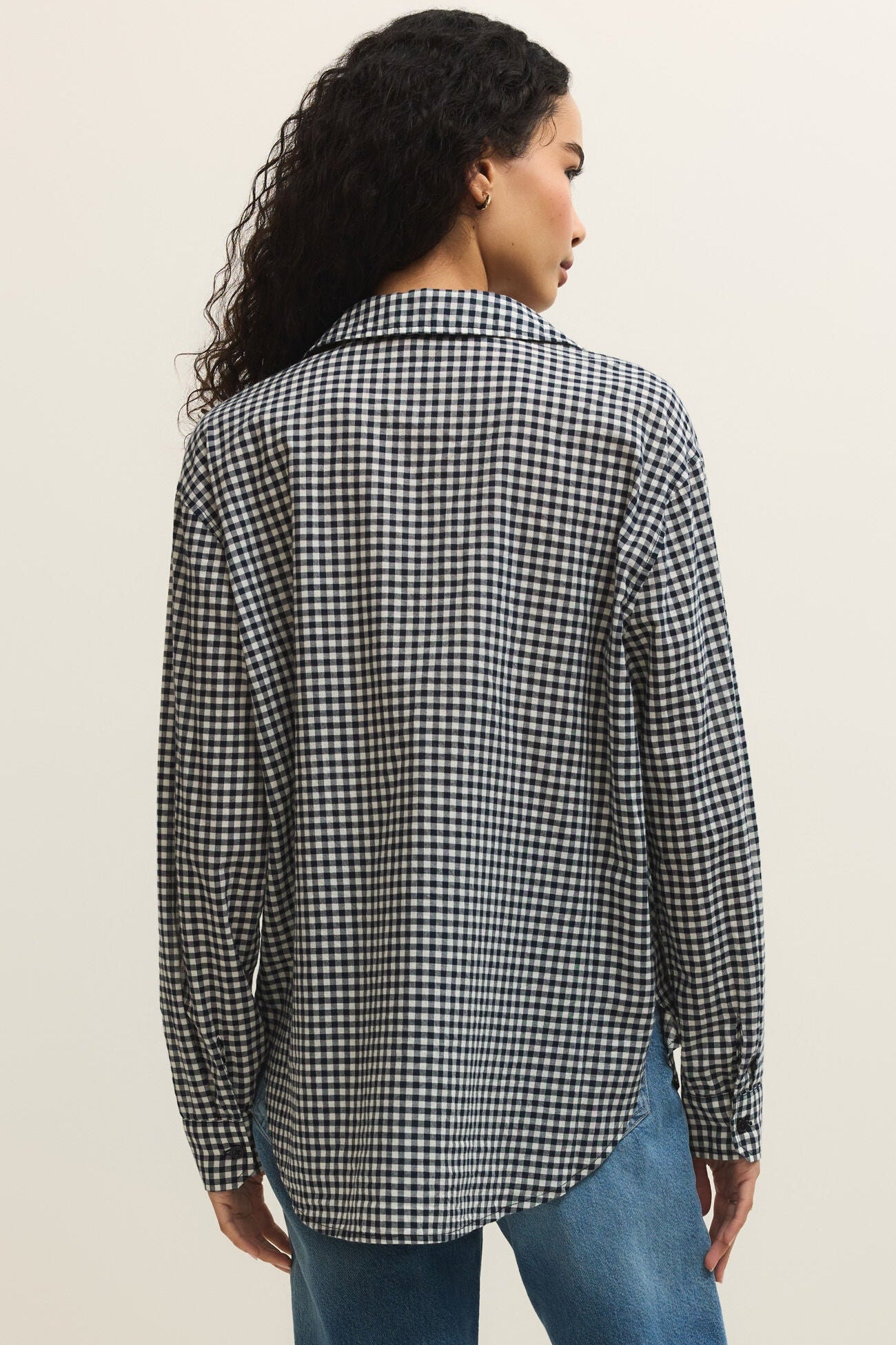 Seaport Plaid Button Up Top