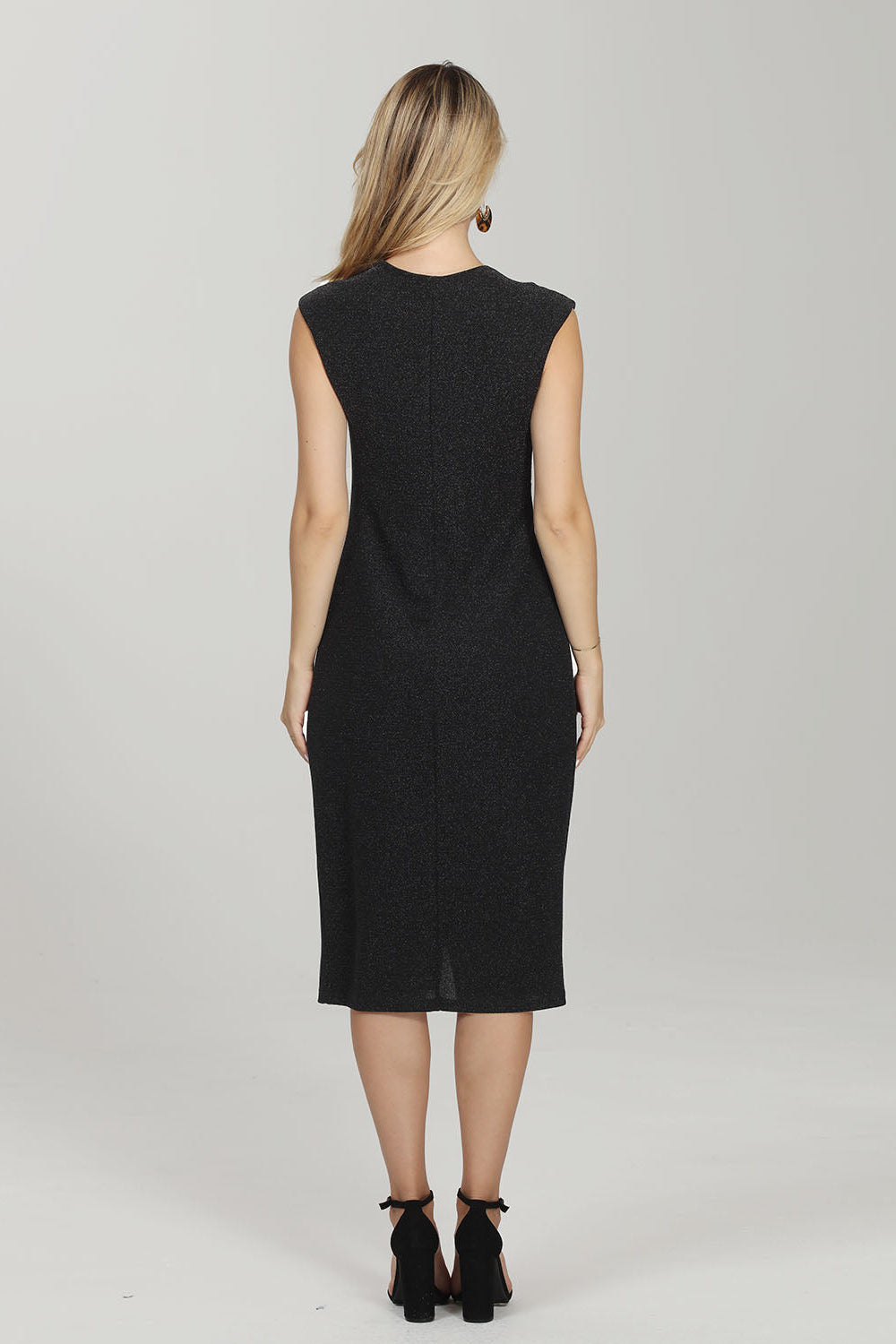 Sleeveless Dress with Front Tie