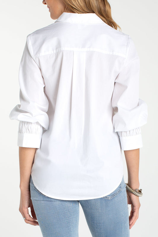 Adjustable Sleeve Button Down