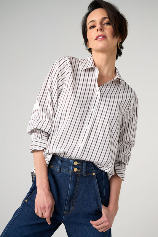 Adjustable Sleeve Button Down