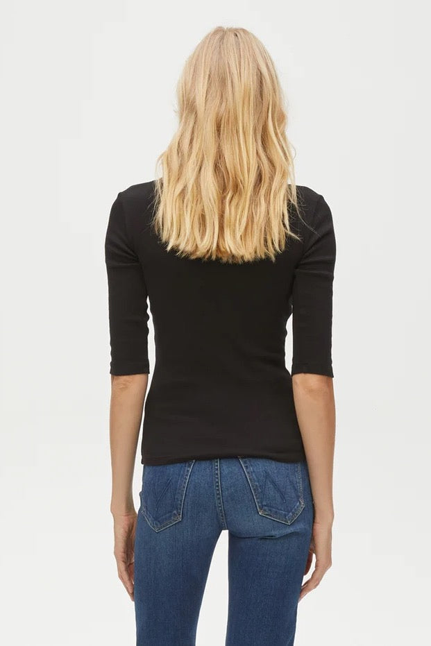 Black Dot 3/4 Sleeve Tee