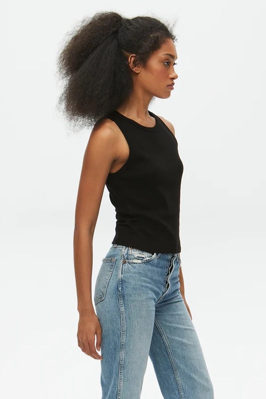 Black Kendall Cropped Tank
