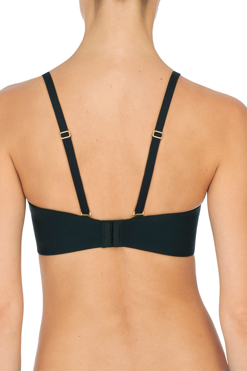 Black Minimal Strapless Bra