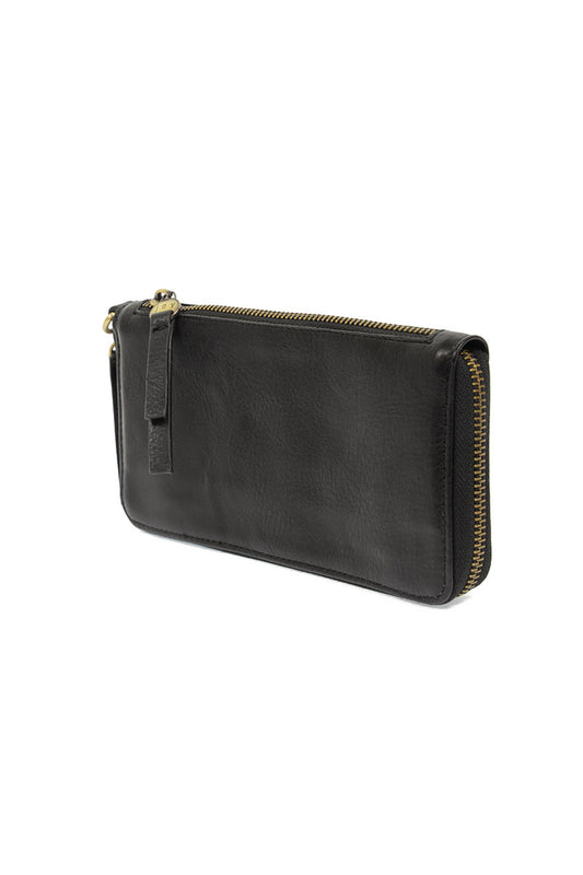 Chloe Zip Wallet Wristlet Black