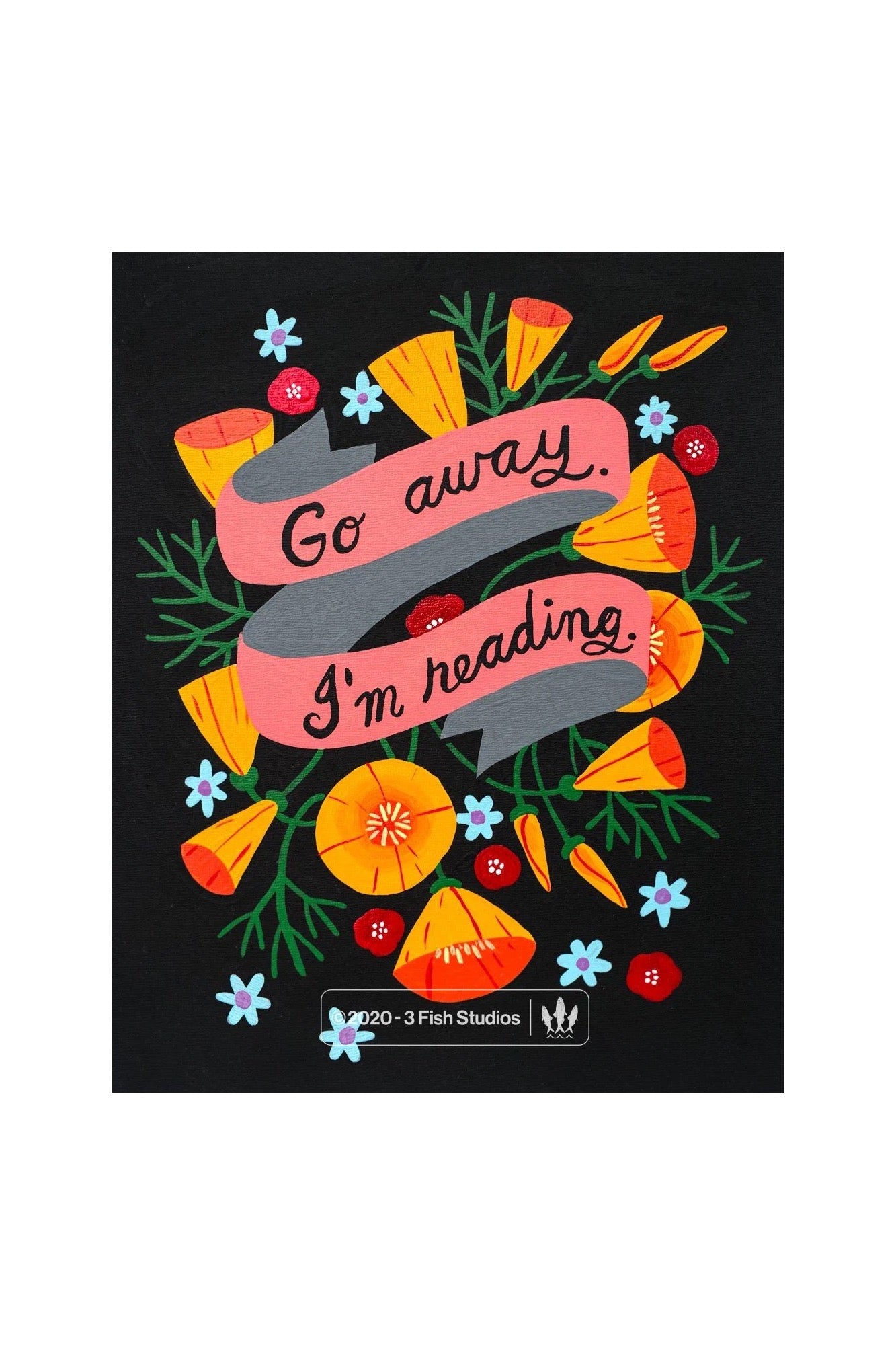 I'm Reading 8 x 10 Print