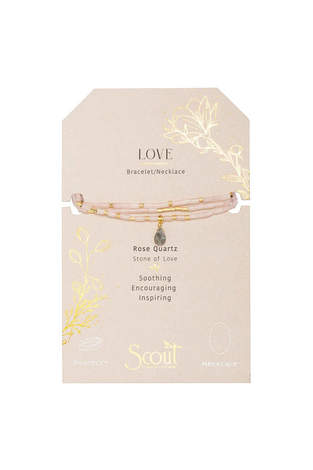 Love Teardrop Stone Wrap