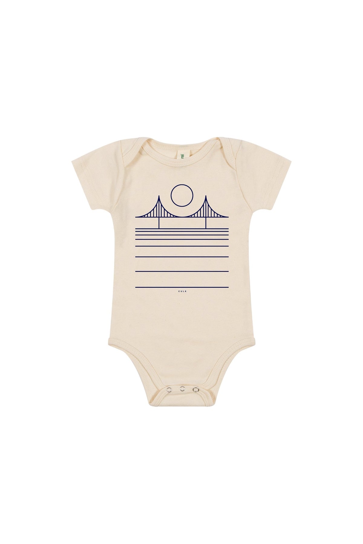 Minimal Bridge Baby Onesie