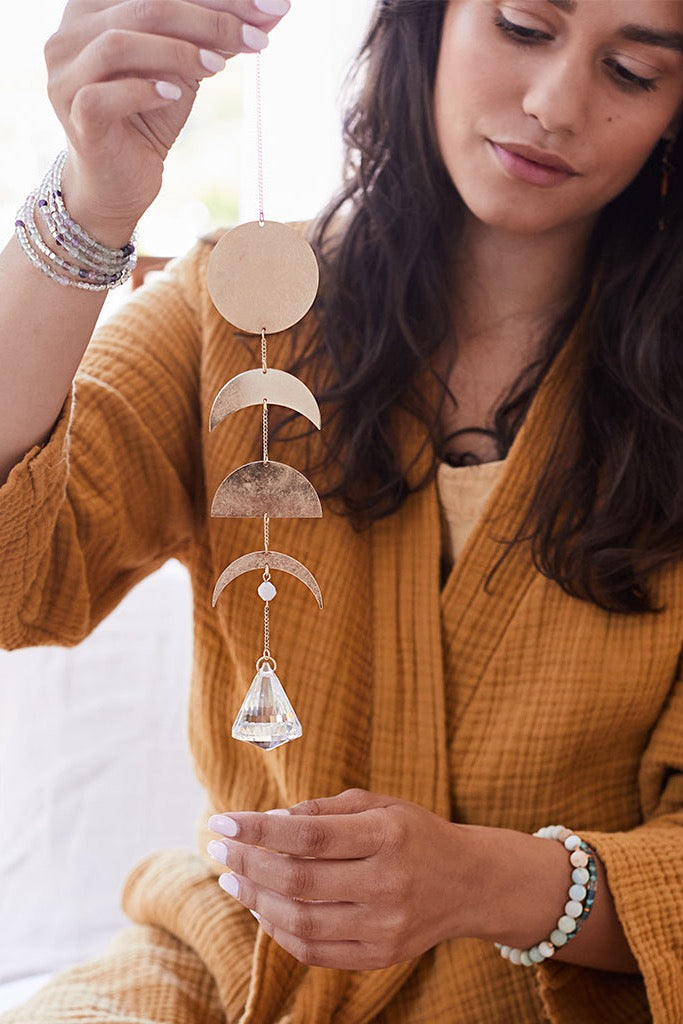 Suncatcher Moon Phase/Moonstone