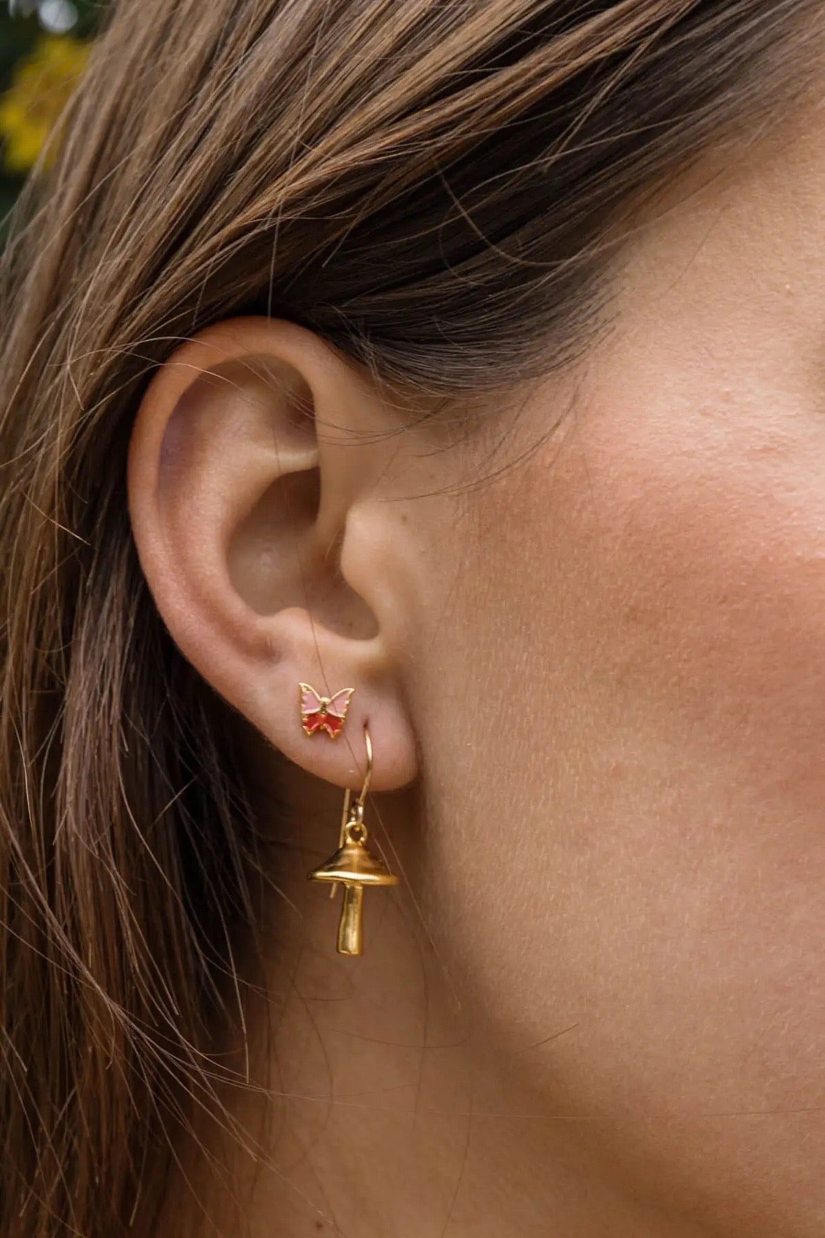 Mushroom Earrings