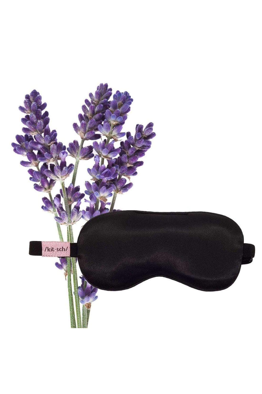 The Lavender Weighted Satin Eye Mask