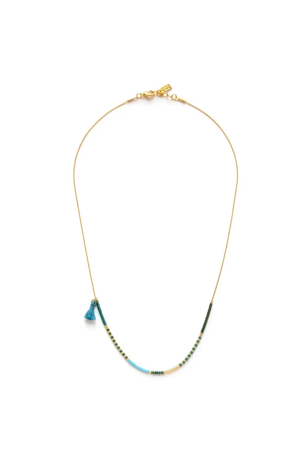Seashore Seed Bead Necklace