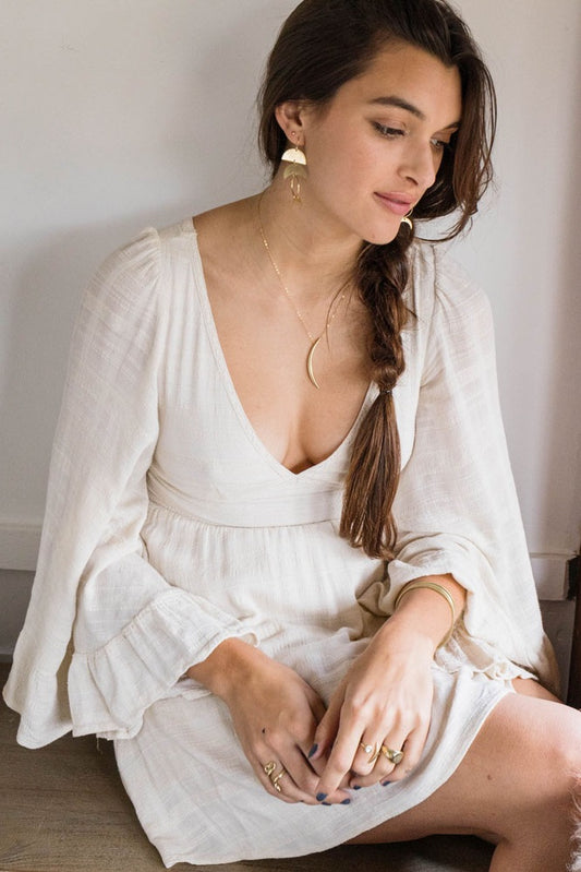 Waning Crescent Necklace