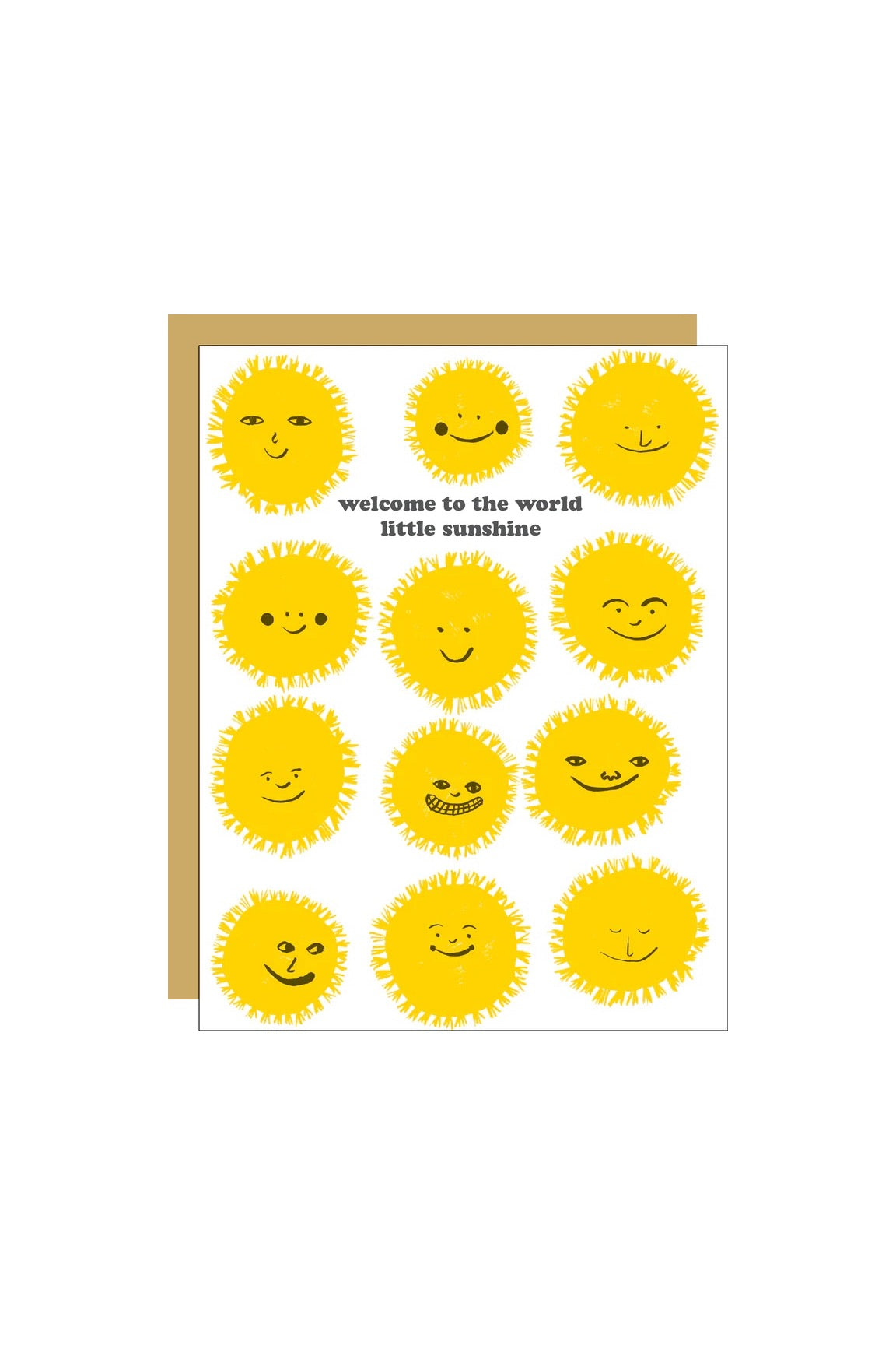 Welcome Sunshine Card