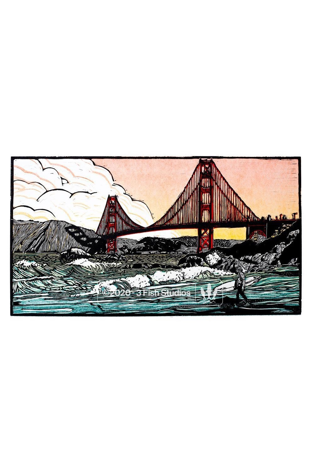 Baker Beach 12 x 7 Print