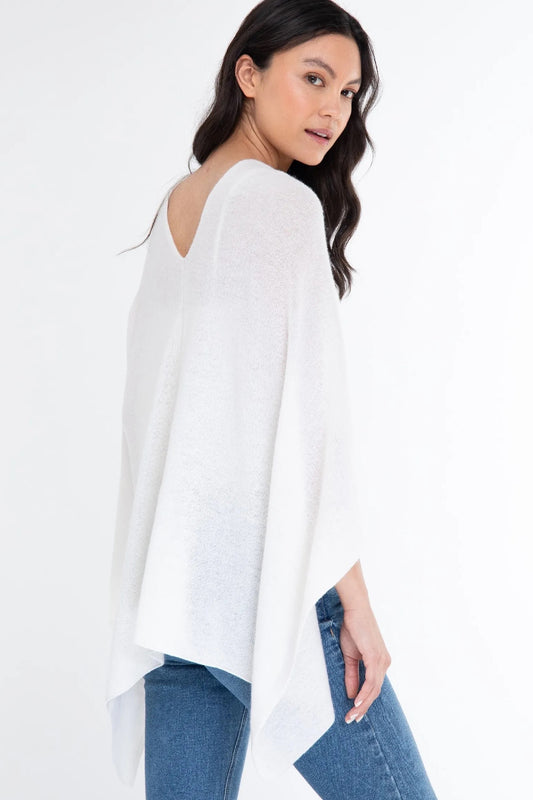 100% Cashmere Drape Topper