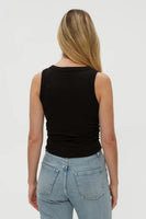 Ella Cropped Shine Tank