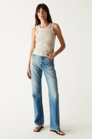 Ella Cropped Shine Tank