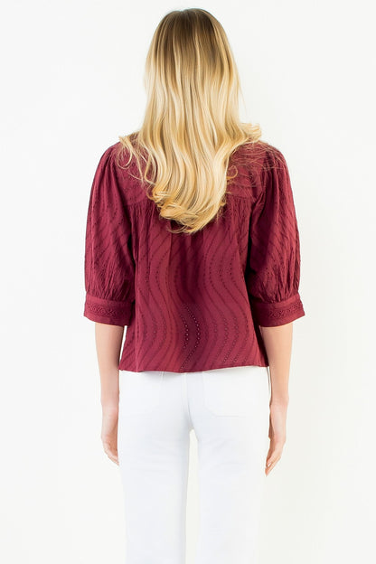 Flowy Cut Out Top