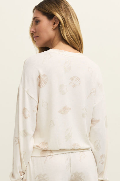 Bisous Shell Long Sleeve Top