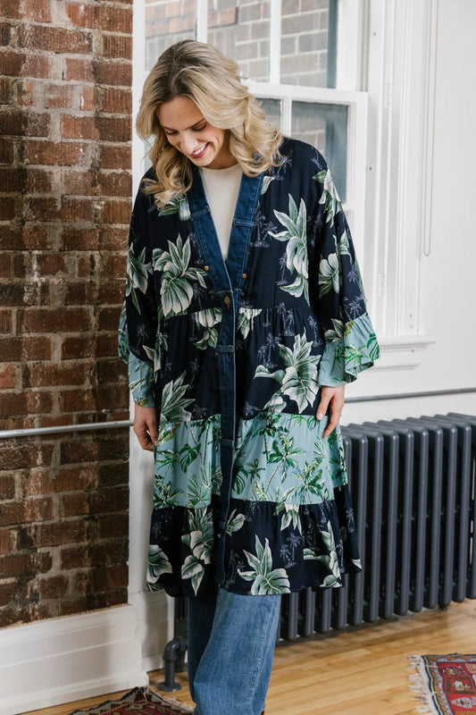Ying Mixed Print Cardigan