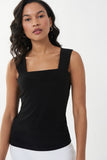 Black Square Neck Camisole