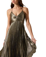 Blythe Metallic Midi Dress