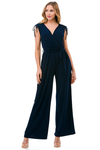 Waist Tie Wide Leg Jumpsuit