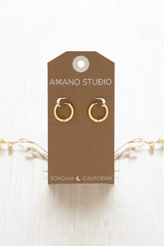 15mm Every Day Gold Hoops