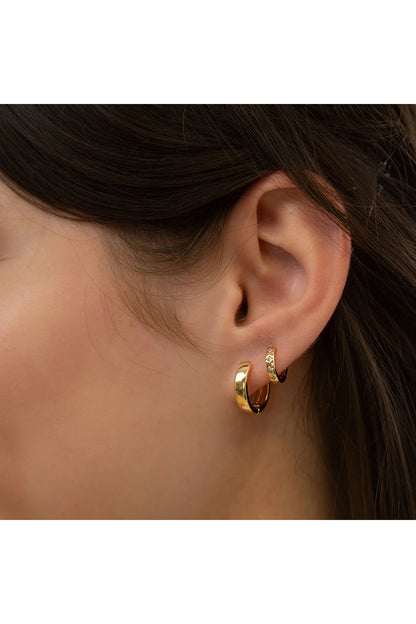 15mm Every Day Gold Hoops
