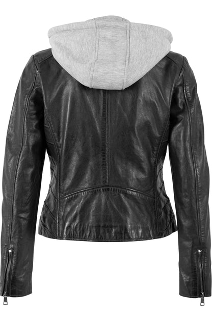 Alva RF Leather Jacket Black