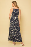 Surplice Maxi Dress With Slit