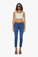 The Mid Rise Dazzler Ankle Fray