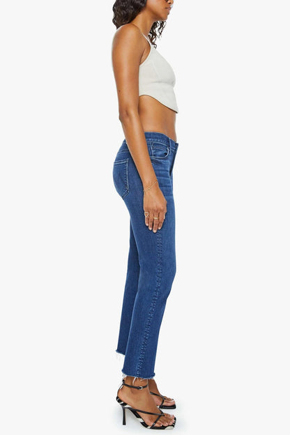 The Mid Rise Dazzler Ankle Fray