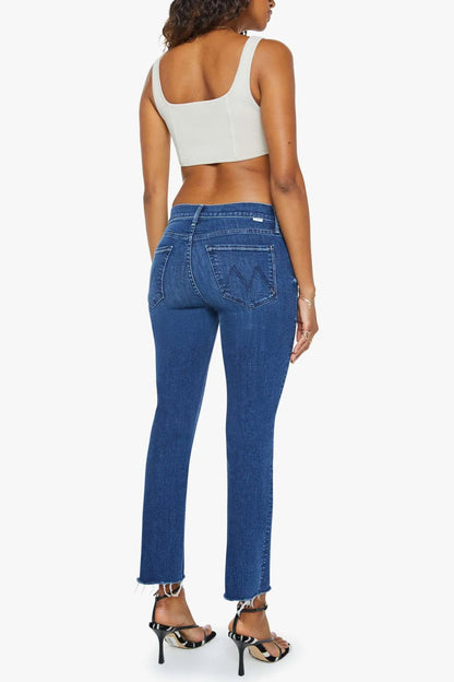 The Mid Rise Dazzler Ankle Fray
