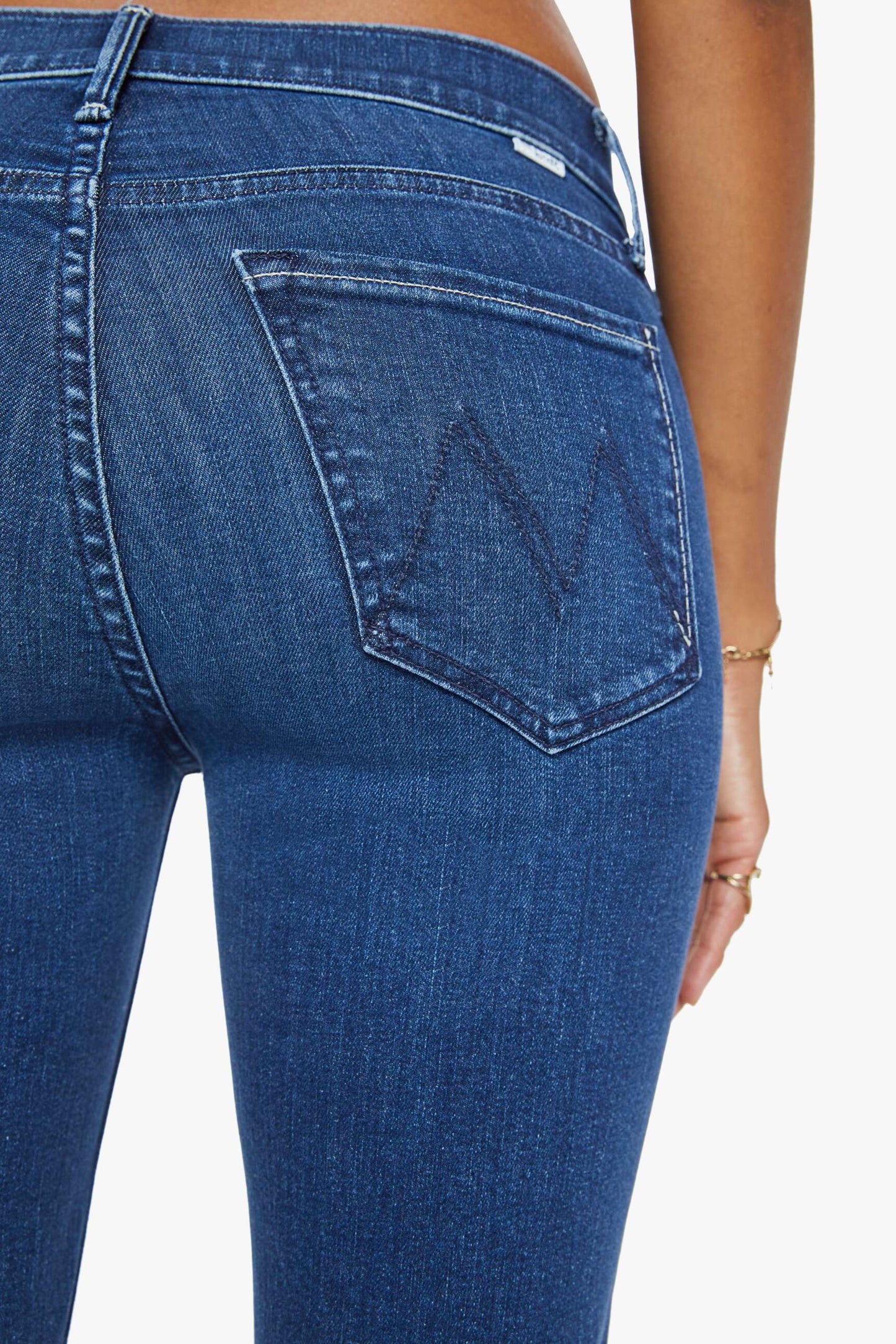 The Mid Rise Dazzler Ankle Fray