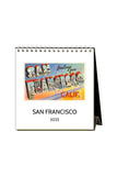 2025 San Francisco Desk Calendar