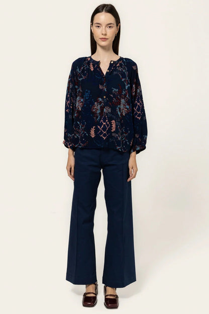 Opal Pleated Neck Top