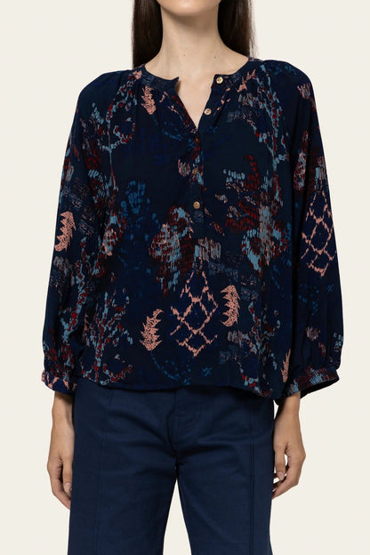 Opal Pleated Neck Top