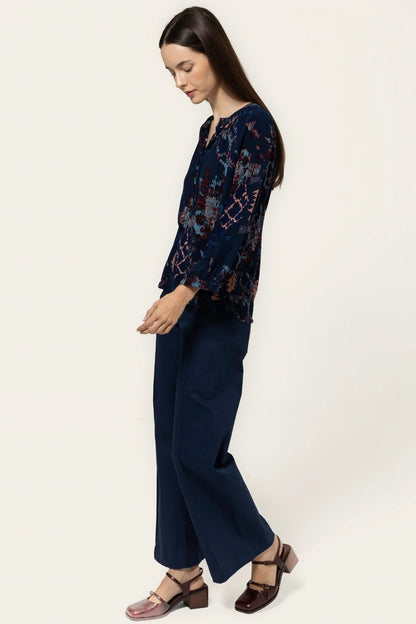 Opal Pleated Neck Top