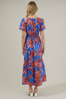 Blue Floral Palmer Maxi Dress